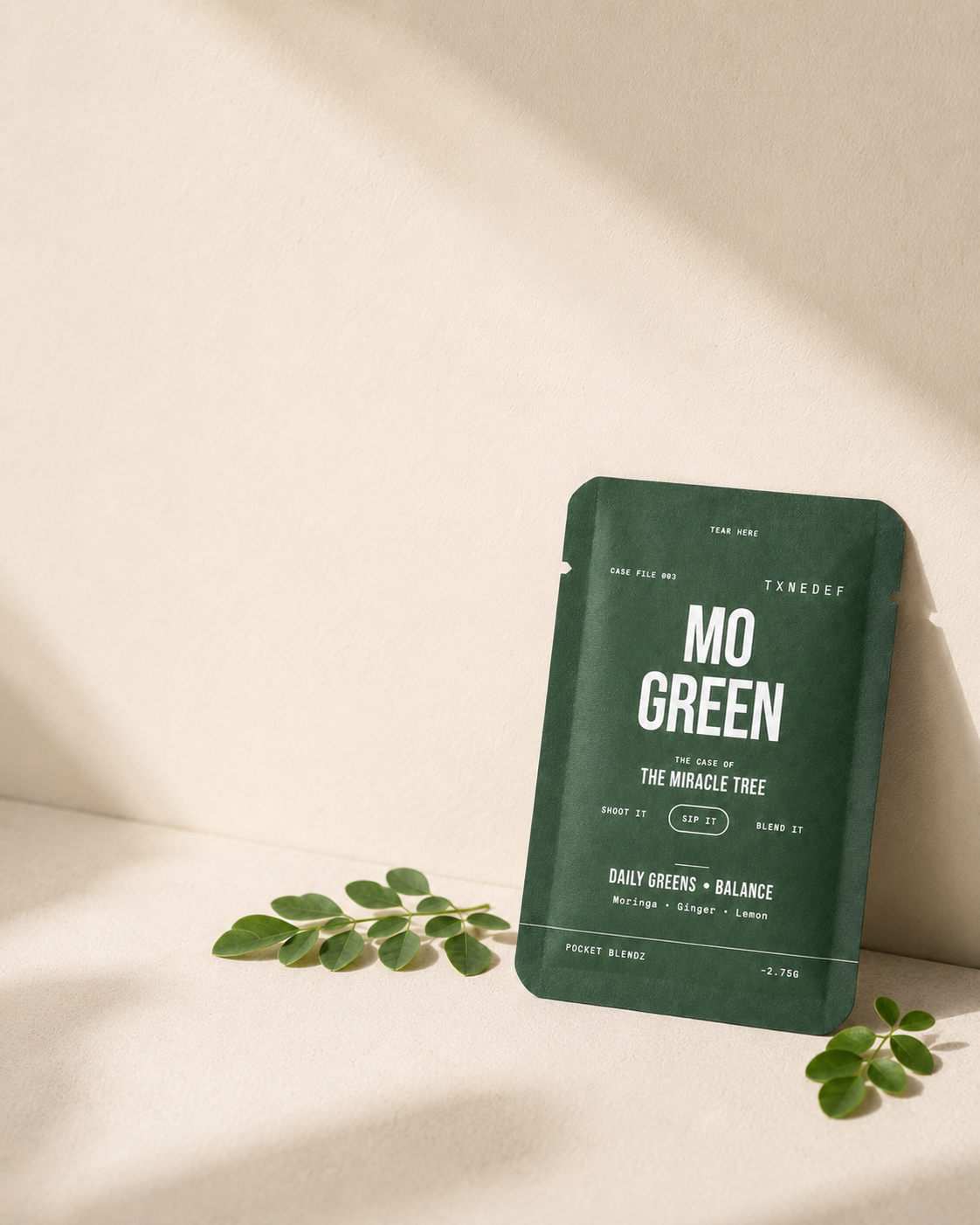 MO GREEN – Daily greens and balance wellness shot.