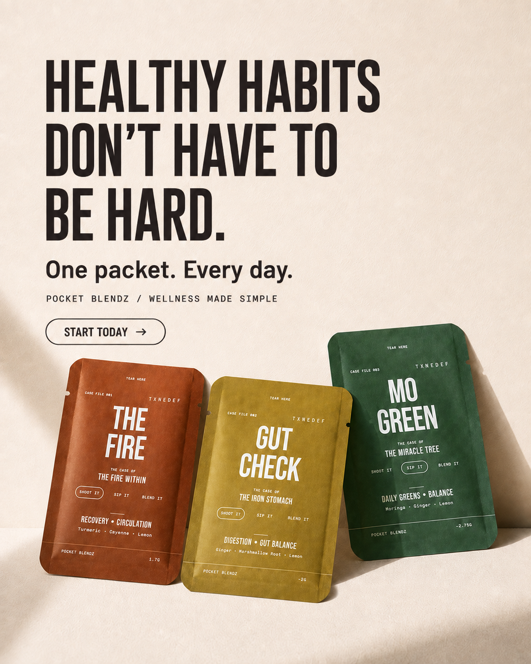 Pocket Blendz – Start your ritual today.