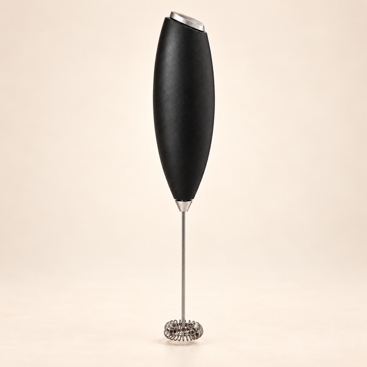 Black handheld frother, unbranded