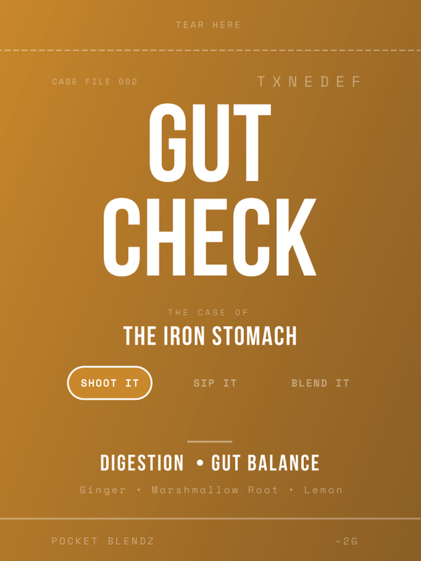 GUT CHECK packet